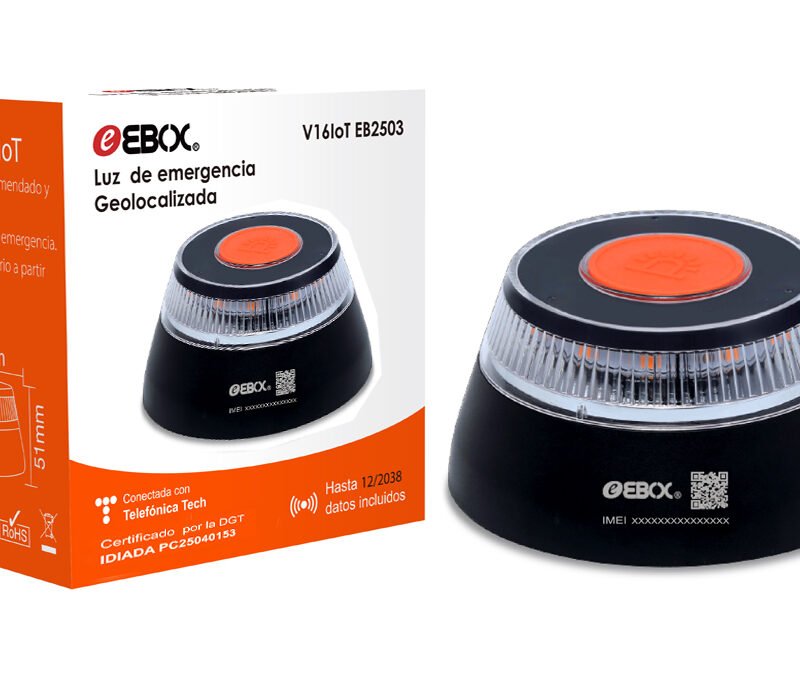 Alternative view of Luz de emergencia Geolocalizada - Negro