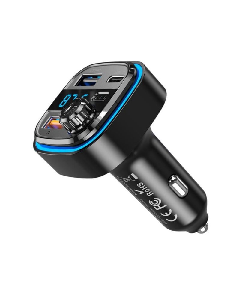 Cargador de coche Bluetooth MP3 XO-BCC08 con luz ambiente