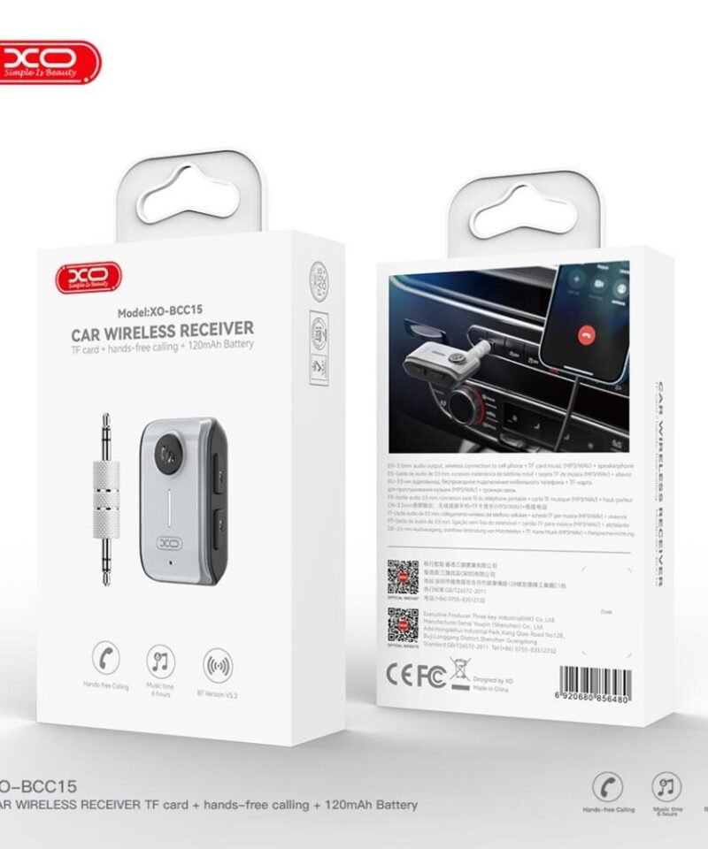 Alternative view of Transmisor Bluetooth para coche XO-BCC15 con lector TF