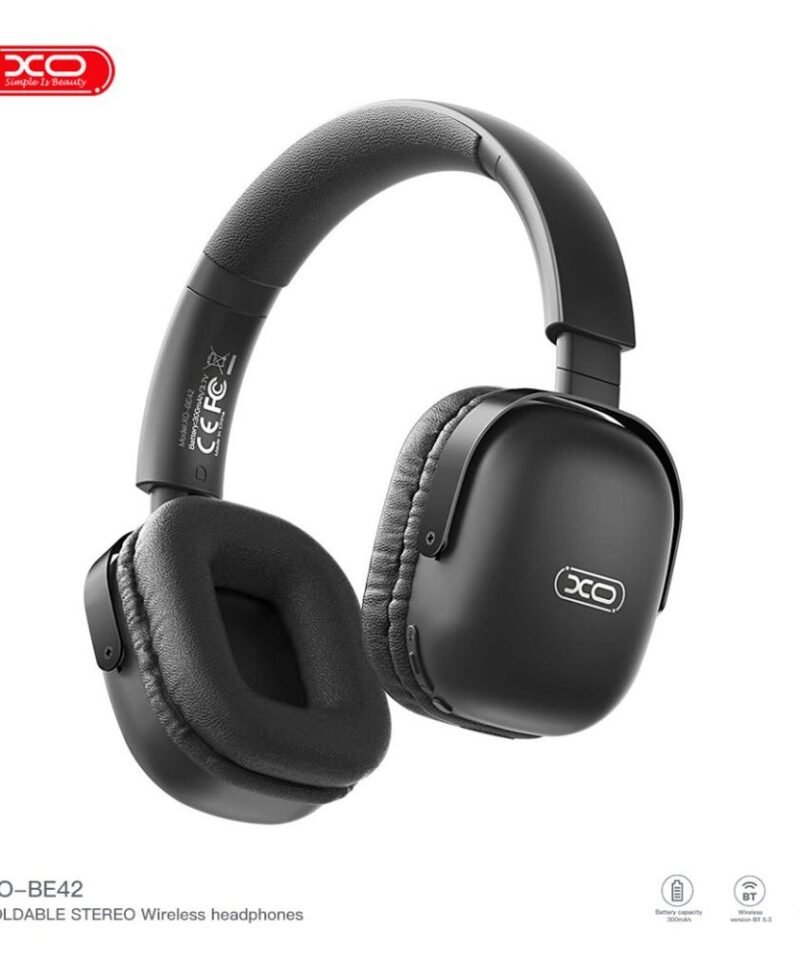 Auriculares de diadema plegables XO-BE42 con soporte metálico