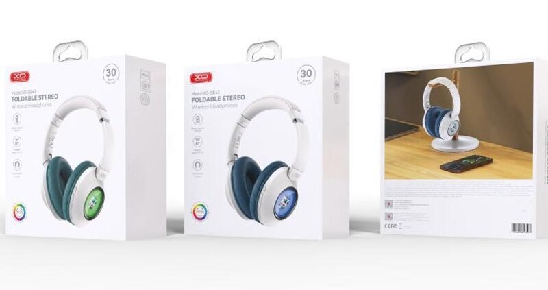 Alternative view of Auriculares de diadema plegables XO-BE43 con luz