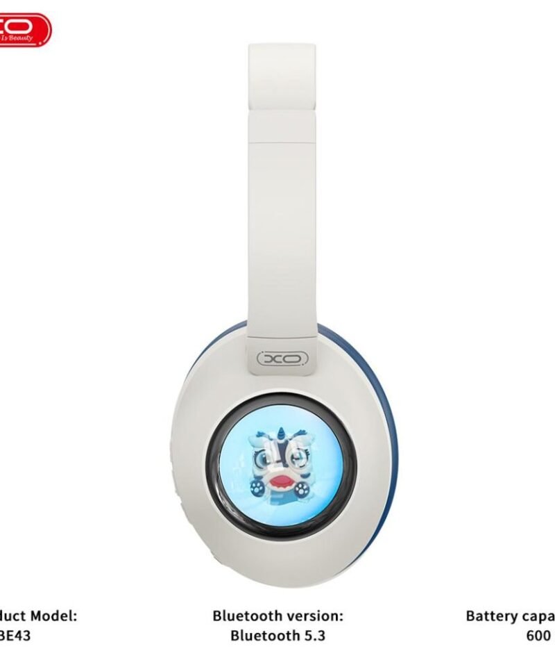 Auriculares de diadema plegables XO-BE43 con luz - Imagen 5