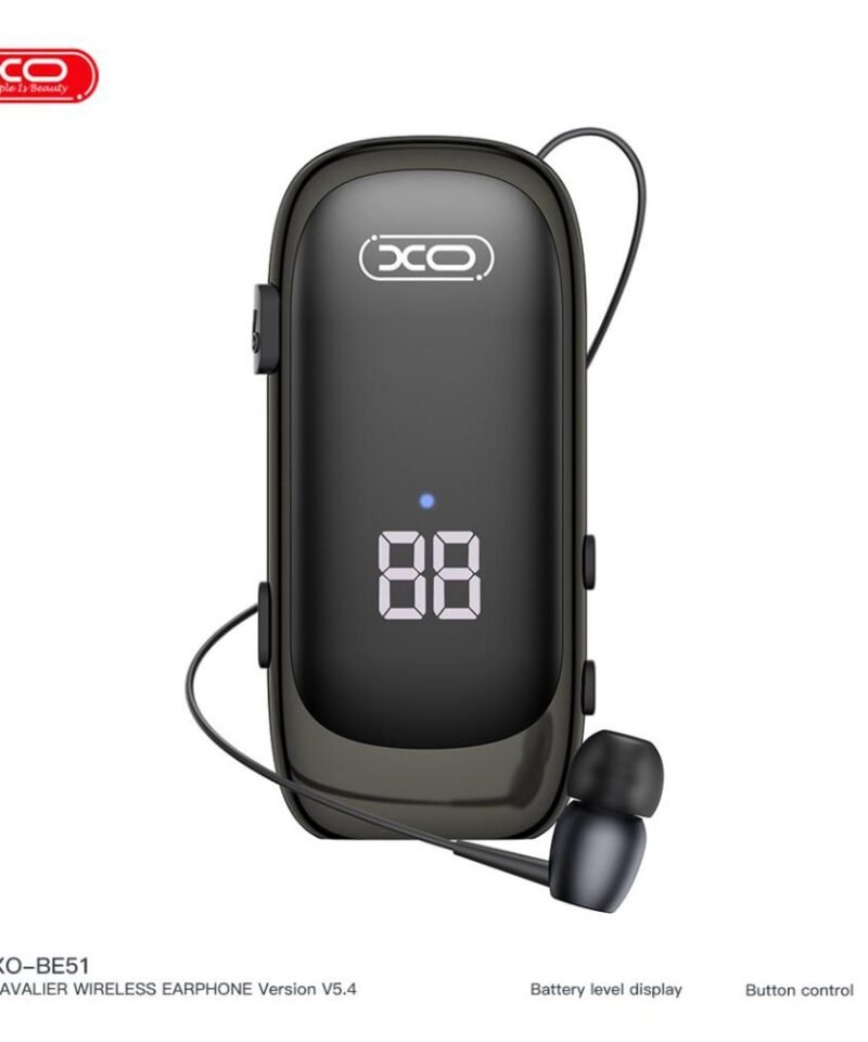 Auricular Bluetooth mono XO-BE51 tipo lavalier con gran autonomía