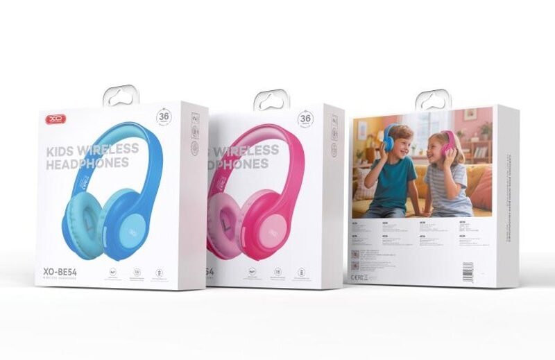 Auriculares de diadema infantiles XO-BE54 con diseño de dibujos - Imagen 4
