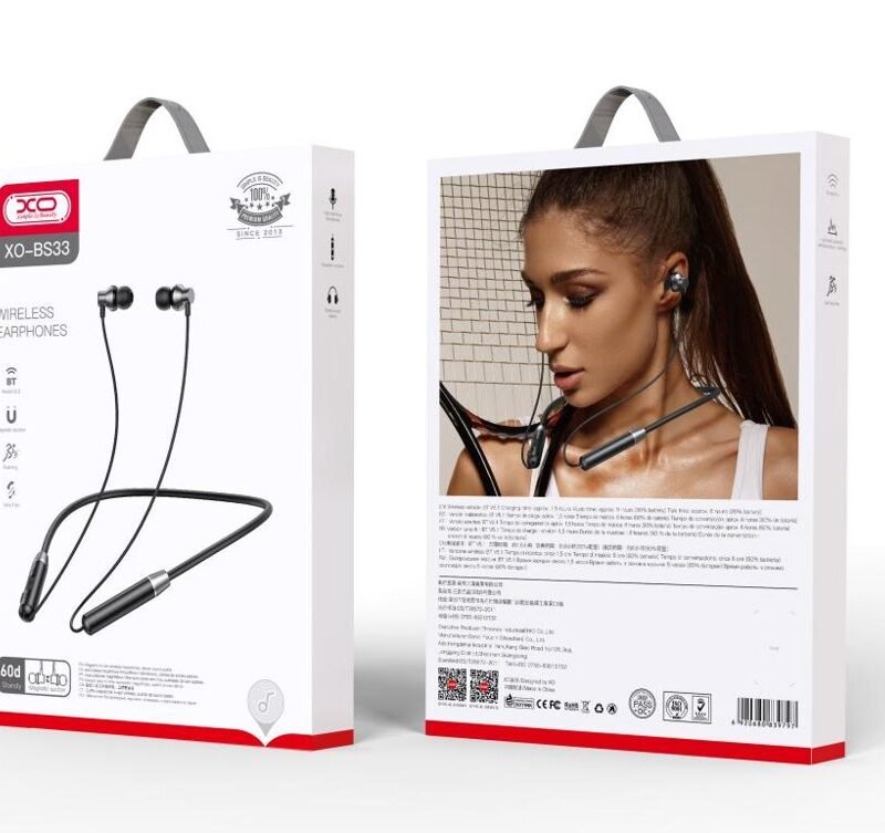 Auriculares deportivos de cuello XO-BS33 magnéticos - Imagen 5