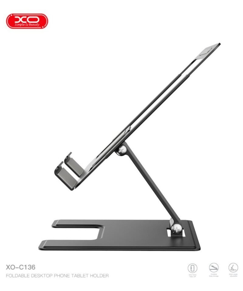 Soporte de sobremesa metálico para tablet XO-C136