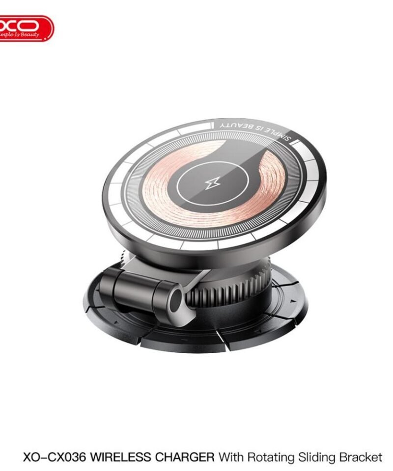 Cargador inalámbrico de coche XO-CX036 magnético giratorio 15W - Imagen 5