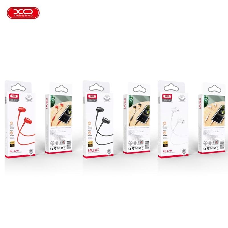 Auriculares con cable XO-EP57 jack 3.5 mm intraurales