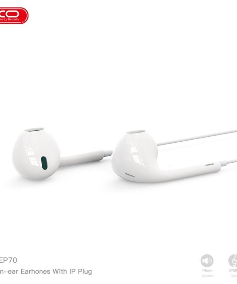 Auriculares con cable XO-EP70 Lightning con decodificación digital