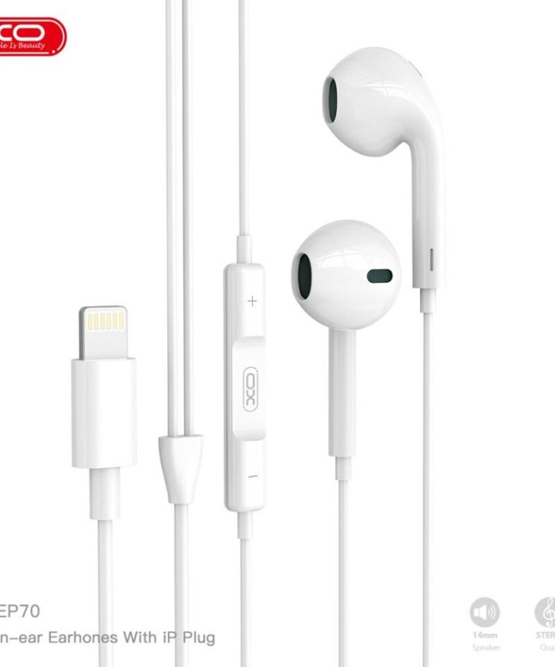 Auriculares con cable XO-EP70 Lightning con decodificación digital - Imagen 5
