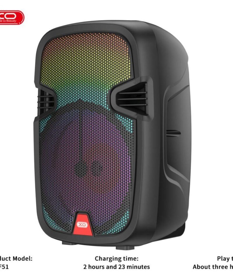 Altavoz Bluetooth XO-F51 de exterior con luces RGB
