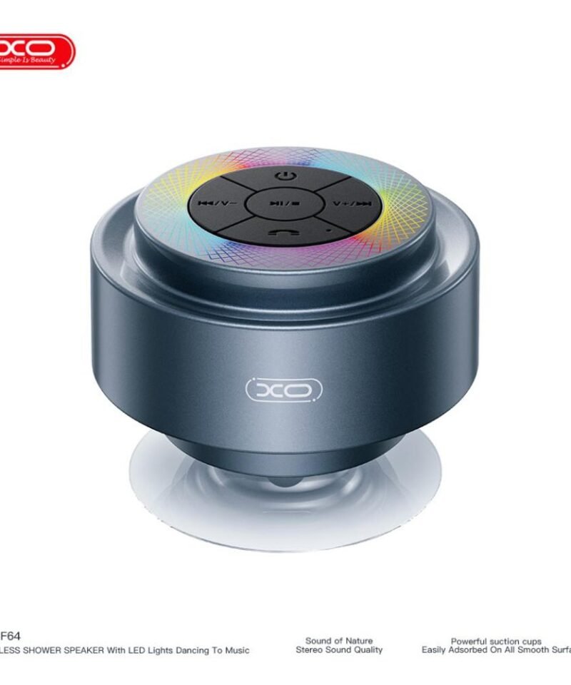 Altavoz Bluetooth XO-F64 impermeable con ventosa para baño