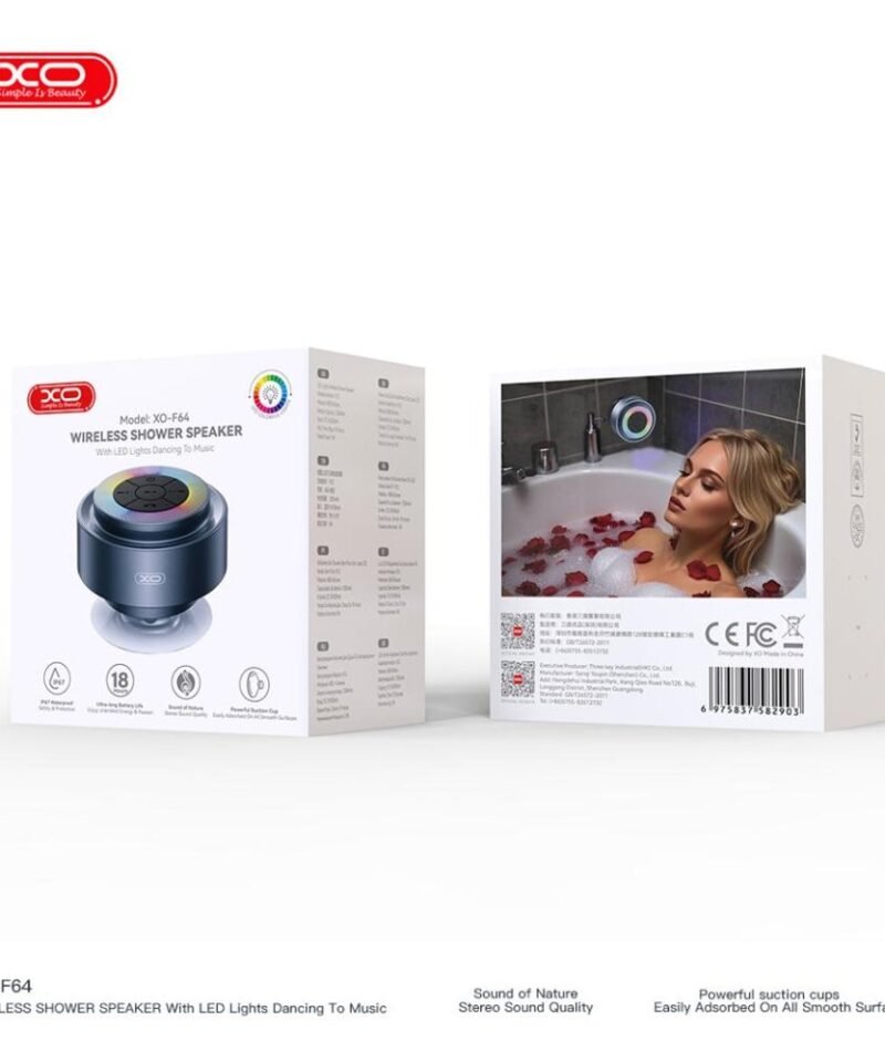Alternative view of Altavoz Bluetooth XO-F64 impermeable con ventosa para baño