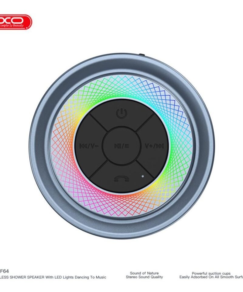 Altavoz Bluetooth XO-F64 impermeable con ventosa para baño - Imagen 4