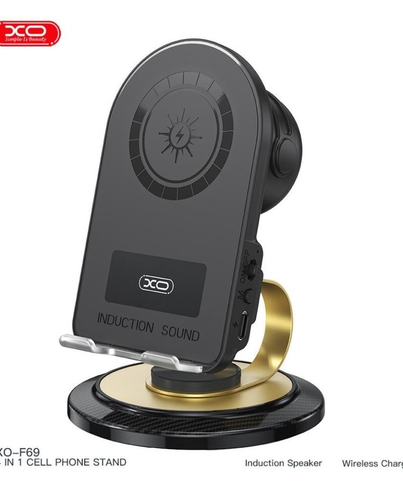 Altavoz Bluetooth XO-F69 con soporte giratorio y carga inalámbrica - Imagen 3