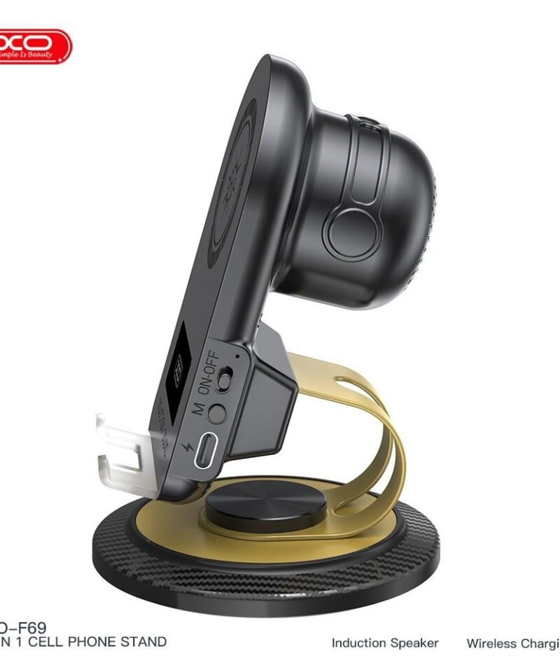 Altavoz Bluetooth XO-F69 con soporte giratorio y carga inalámbrica - Imagen 4