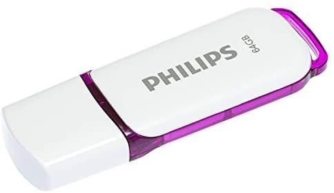 Alternative view of Philips USB 2.0 64GB Snow Edition Magic Purple FM64FD70B