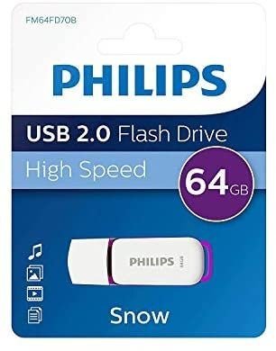 Philips USB 2.0 64GB Snow Edition Magic Purple FM64FD70B
