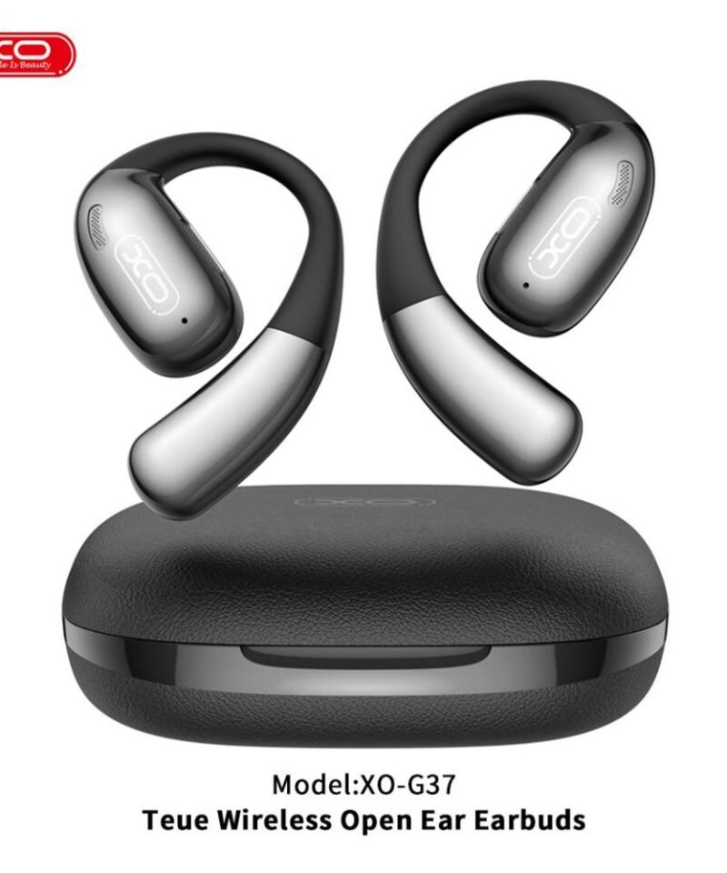 Auriculares OWS XO-G37 con estuche símil piel, Bluetooth 5.4