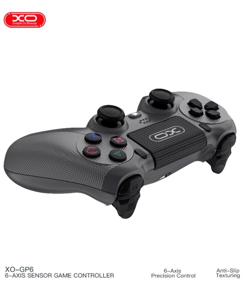 Mando de juego XO-GP6 Bluetooth/cable (PS4, 6 ejes)