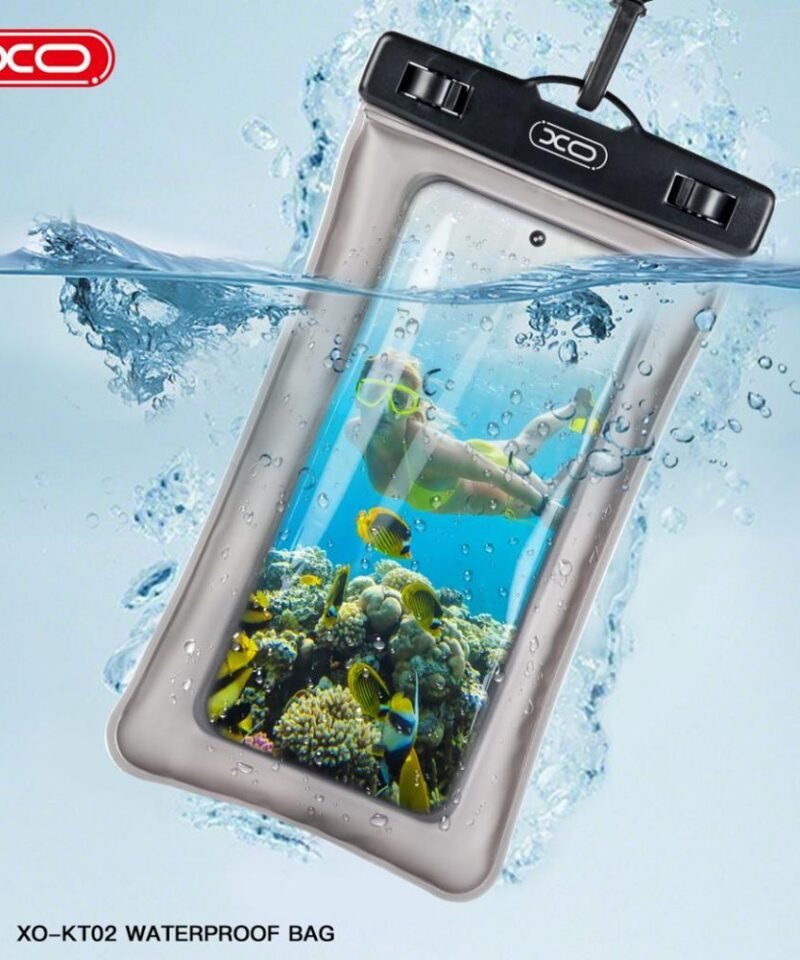 Funda impermeable para móvil XO-KT02 con flotador (PVC, IPX8)