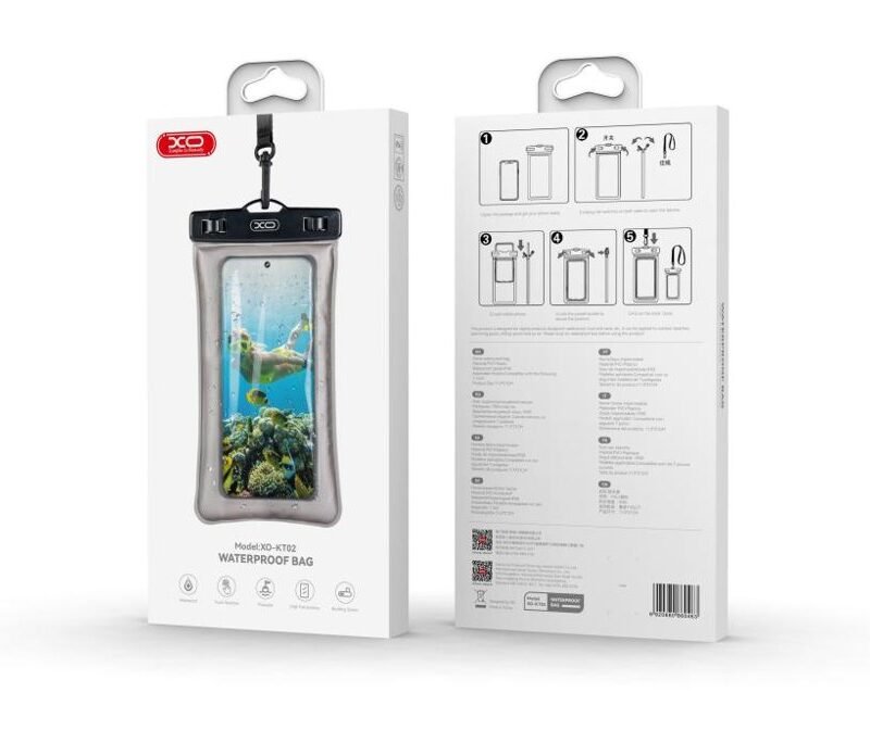 Alternative view of Funda impermeable para móvil XO-KT02 con flotador (PVC, IPX8)