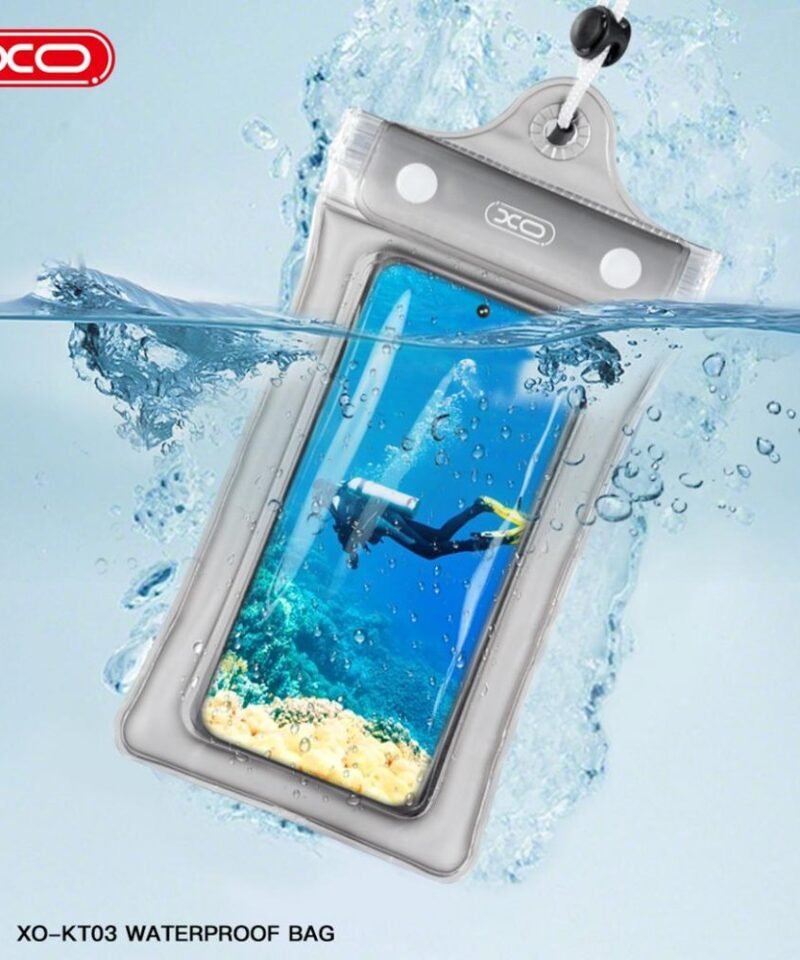 Funda impermeable para móvil XO-KT03 con flotador (PVC, IPX8)