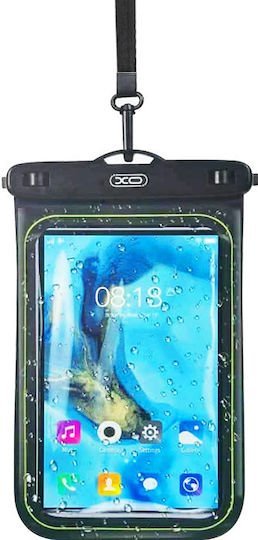 Funda impermeable para móvil XO-KT04 con cordón (PVC, IPX8)