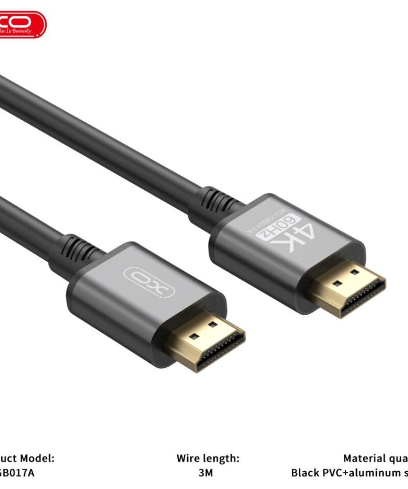 Alternative view of Cable HDMI a HDMI GB017A metálico 4K de 3 metros