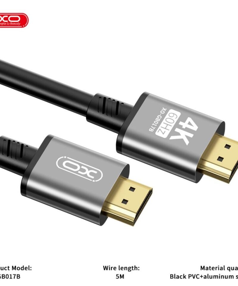 Alternative view of Cable HDMI a HDMI GB017B metálico 4K de 5 metros