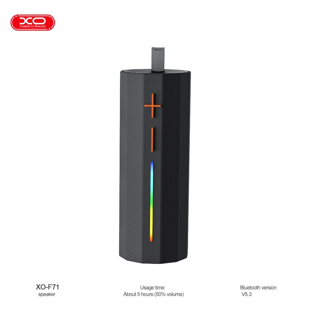 Altavoz Bluetooth F71 Cilíndrico con Asa Oculta y Luz LED (5W) - Imagen 3