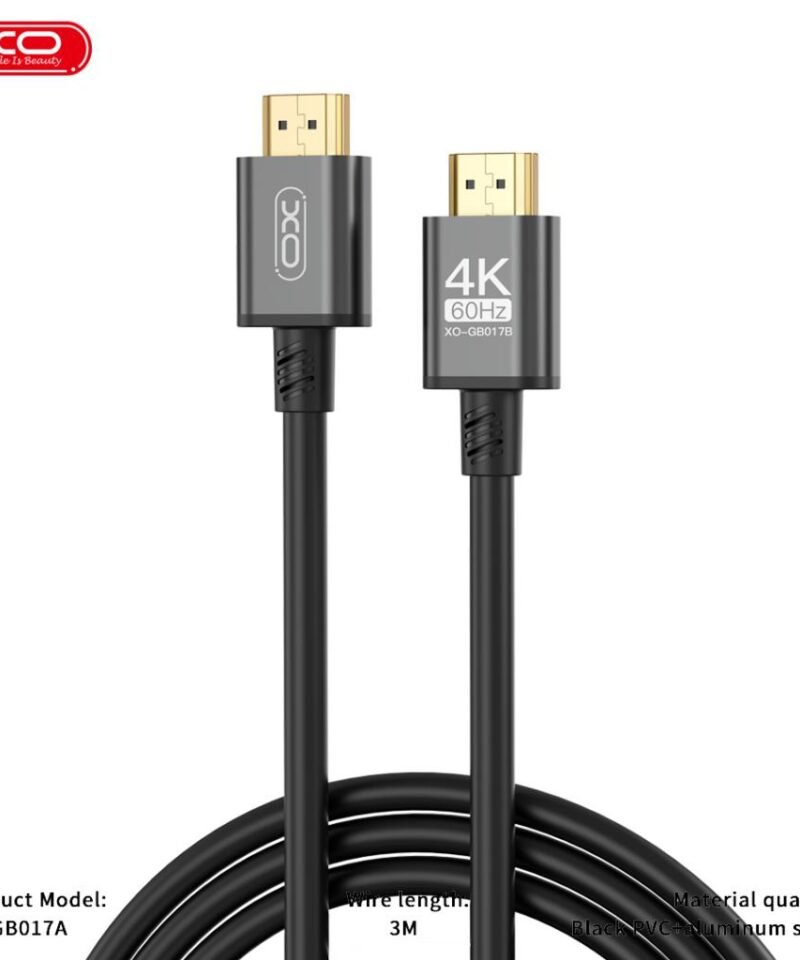 Cable HDMI a HDMI GB017A metálico 4K de 3 metros - Imagen 3