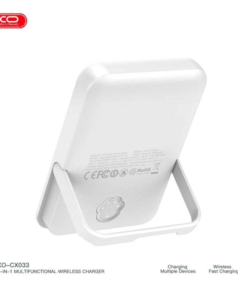 Cargador inalámbrico 3 en 1 CX033: powerbank + Apple Watch + auriculares - Imagen 3