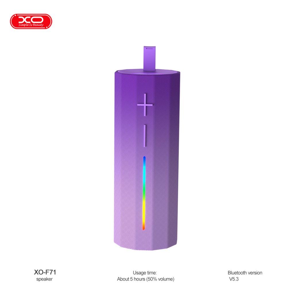 Altavoz Bluetooth F71 Cilíndrico con Asa Oculta y Luz LED (5W) - Imagen 4