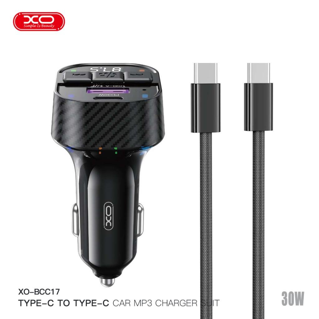 Cargador de coche Bluetooth BCC17 con MP3, doble puerto A+C y PD 30W - Imagen 5
