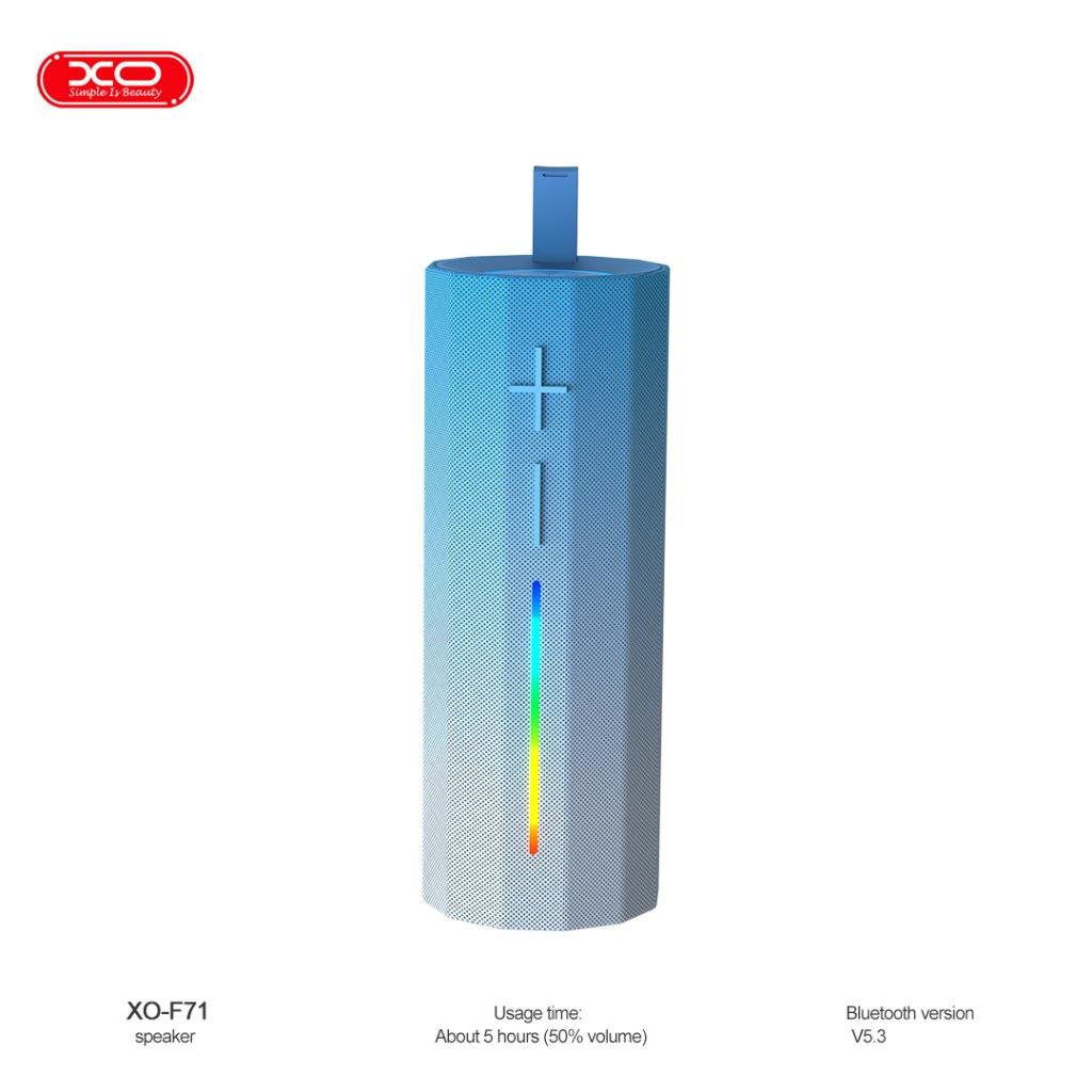 Altavoz Bluetooth F71 Cilíndrico con Asa Oculta y Luz LED (5W) - Imagen 5