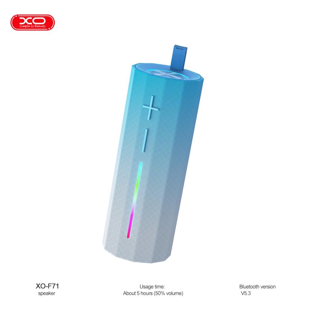 Altavoz Bluetooth F71 Cilíndrico con Asa Oculta y Luz LED (5W)