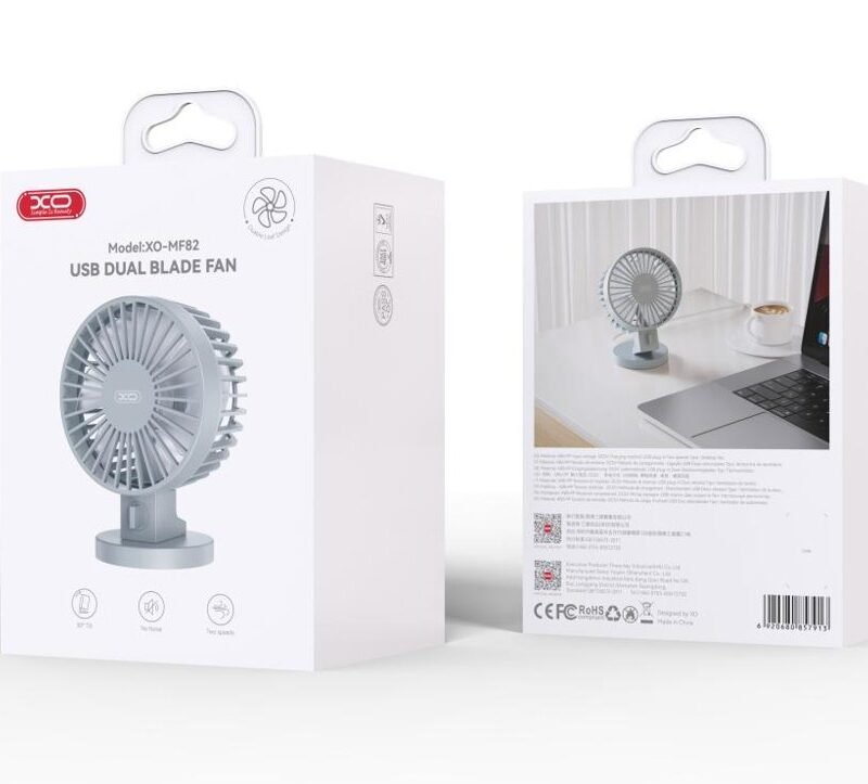 Ventilador de sobremesa USB XO-MF82 de doble aspa - Imagen 3