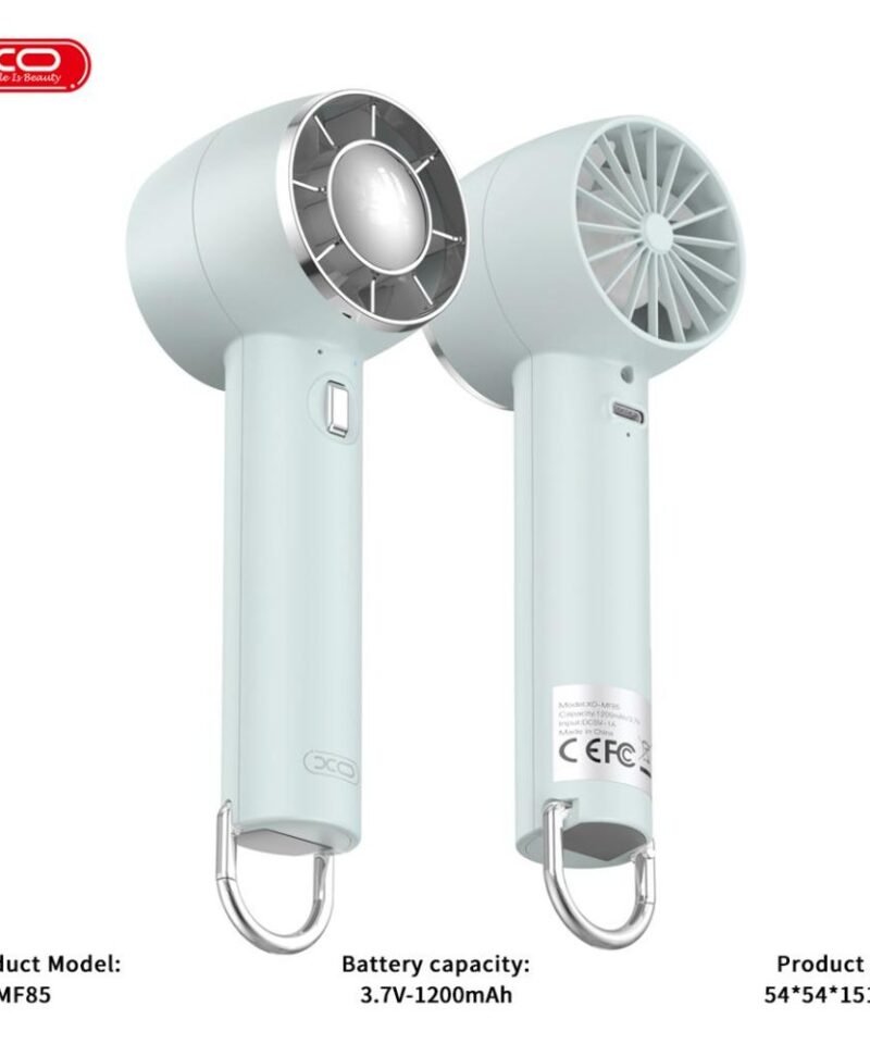Ventilador de sobremesa y de mano XO-MF85 1200mAh - Imagen 4