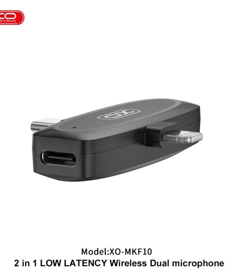 Alternative view of Micrófono de solapa inalámbrico XO-MKF10 2 en 1 USB-C + Lightning