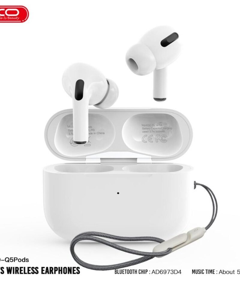Auriculares TWS XO-Q5Pods (5ª gen) con sensor de oído y carga inalámbrica - Imagen 4