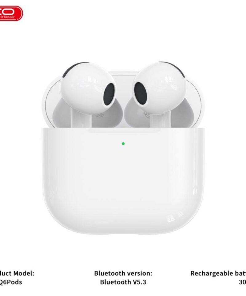 Auriculares TWS XO-Q6Pods (6ª gen) con sensor de oído y carga inalámbrica - Imagen 4