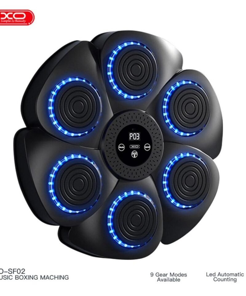 Saco de boxeo musical XO-SF-02 con 6 dianas y luces RGB