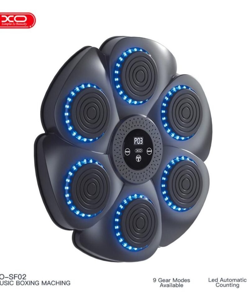Saco de boxeo musical XO-SF-02 con 6 dianas y luces RGB - Imagen 4