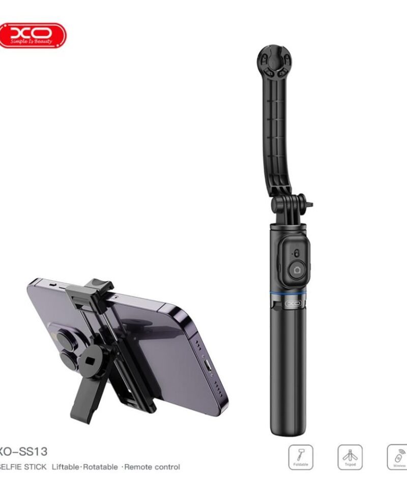 Alternative view of Palo selfie trípode Bluetooth XO-SS13 con pinza extraíble