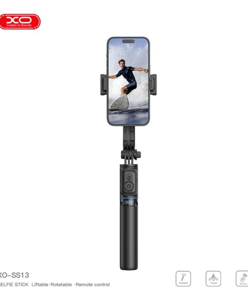 Palo selfie trípode Bluetooth XO-SS13 con pinza extraíble - Imagen 3