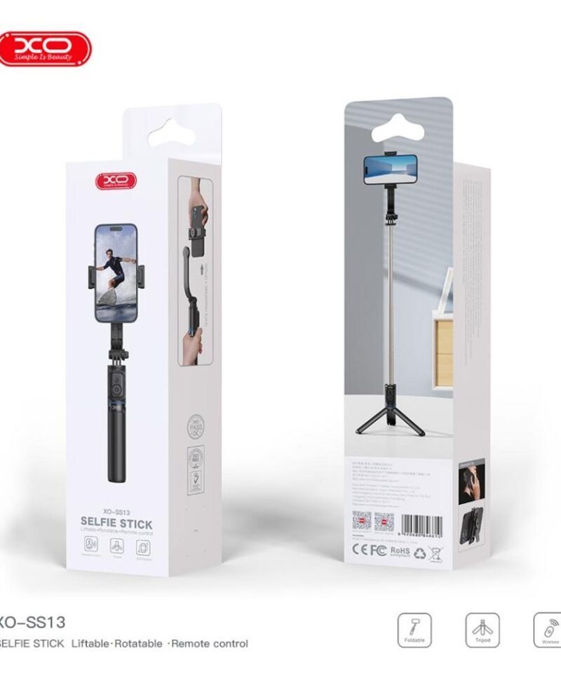 Palo selfie trípode Bluetooth XO-SS13 con pinza extraíble - Imagen 4
