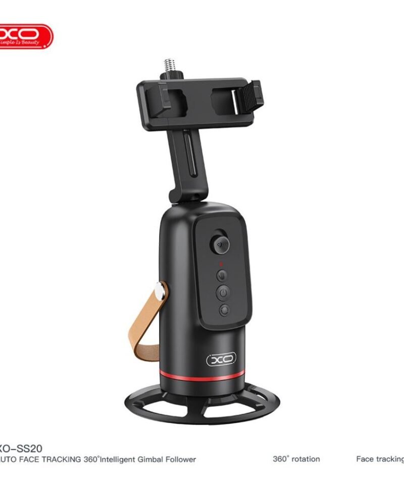 Soporte selfie inteligente XO-SS20 con seguimiento facial 360° - Imagen 3