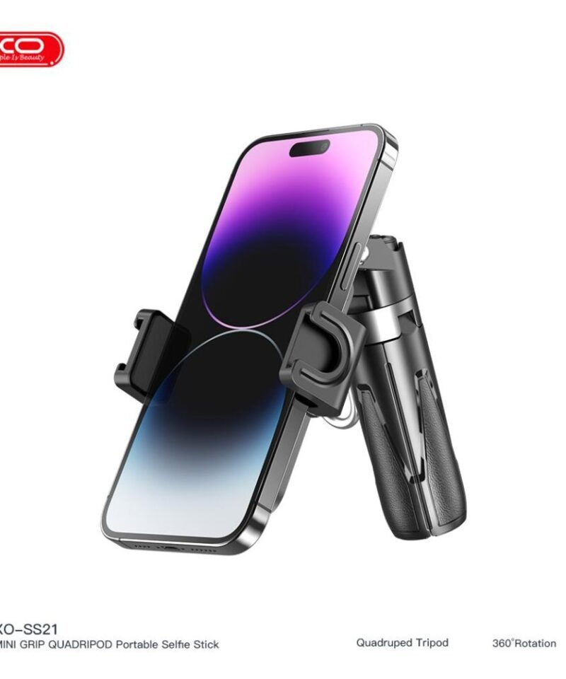 Palo selfie Bluetooth mini 4 en 1 con luz XO-SS21