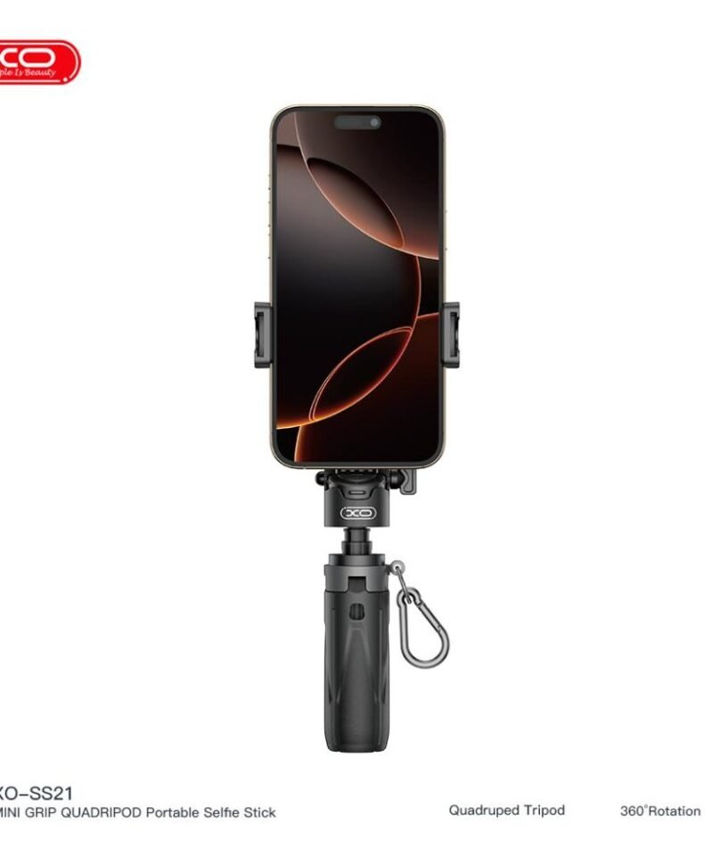 Alternative view of Palo selfie Bluetooth mini 4 en 1 con luz XO-SS21